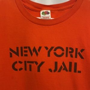 New York City Jail T Shirt size XL